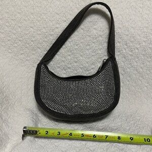 Elegant Zara Grayish denim and Silver accents Women's Bag